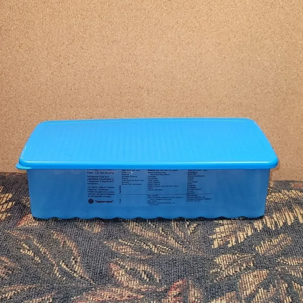 Tupperware Rectangle Blue Fridgesmart Container #2